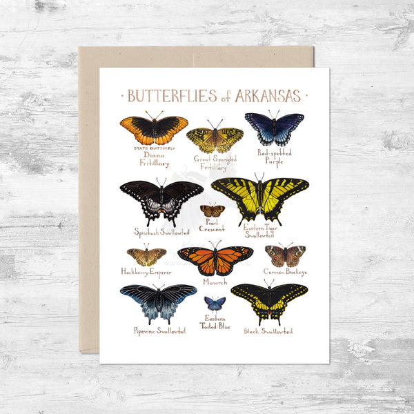 Butterflies of Arkansas Note Card