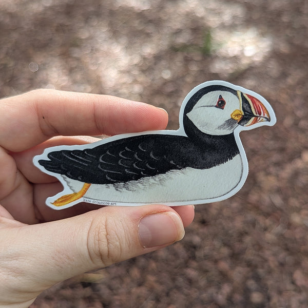 Wholesale Vinyl Sticker: Atlantic Puffin Floating