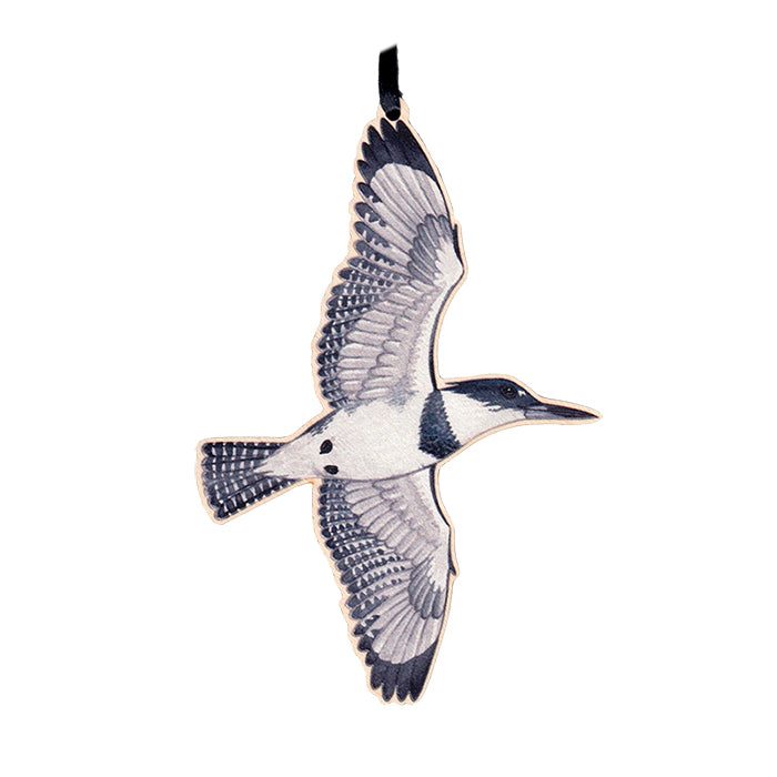 Wholesale Christmas Ornaments: Belted Kingfisher (In Flight)