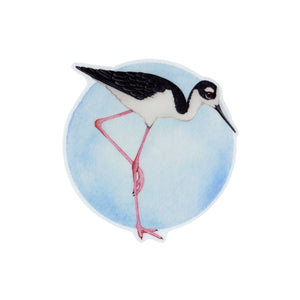 Wholesale Vinyl Sticker: Black-necked Stilt