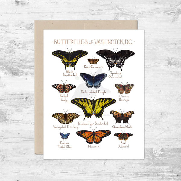 Butterflies of Washington, D.C. Note Card
