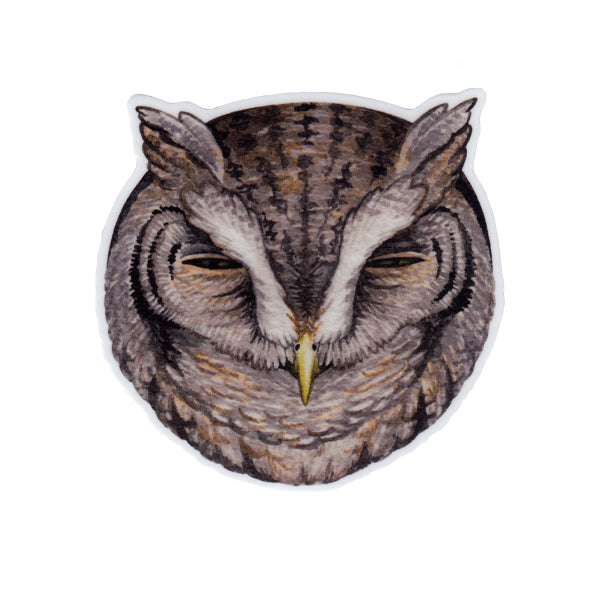 Wholesale Vinyl Sticker: Eastern Screech Owl