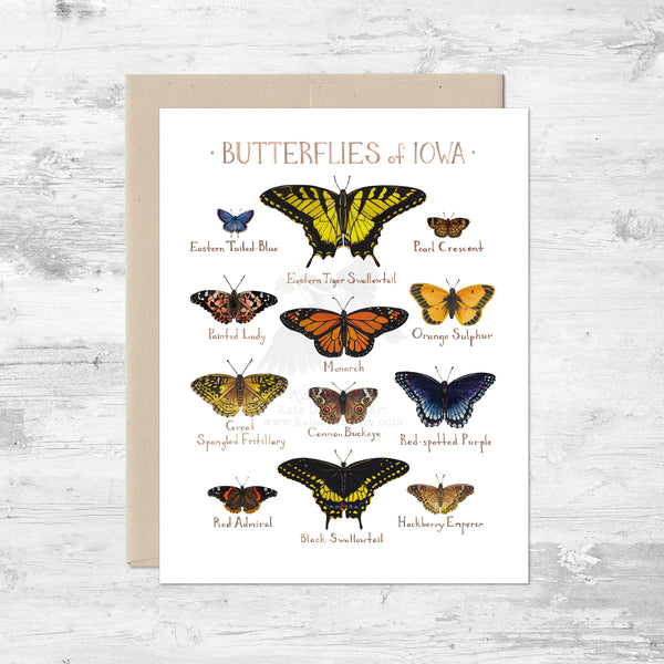 Butterflies of Iowa Note Card
