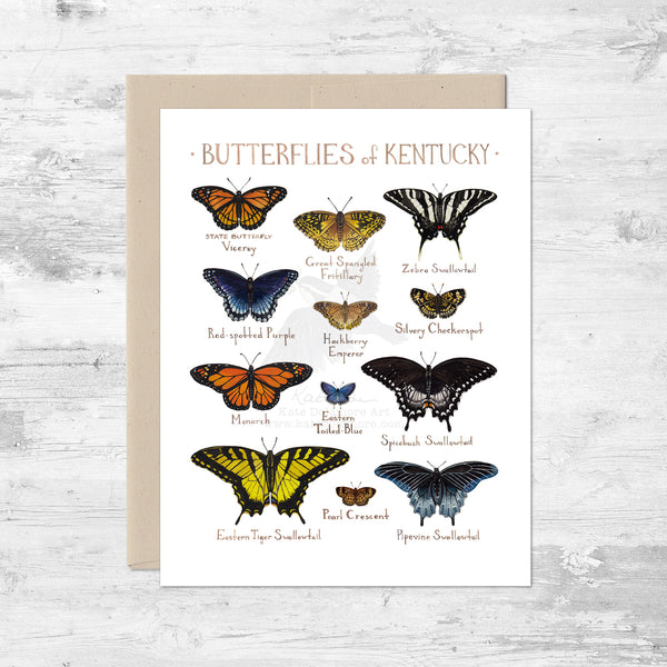 Butterflies of Kentucky Note Card