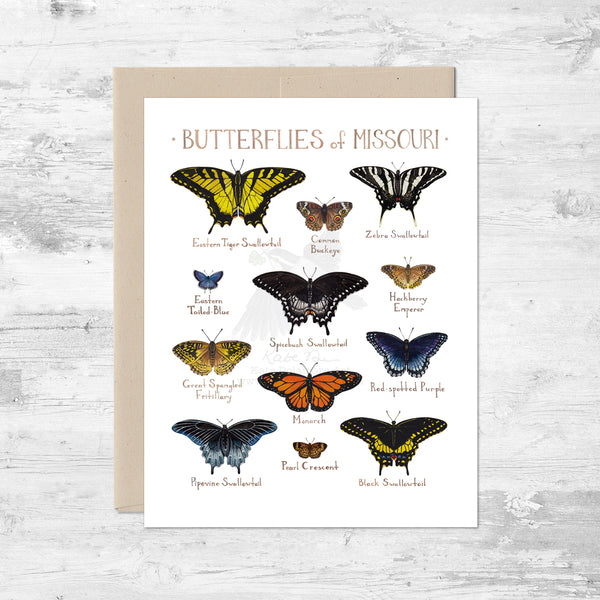 Butterflies of Missouri Note Card