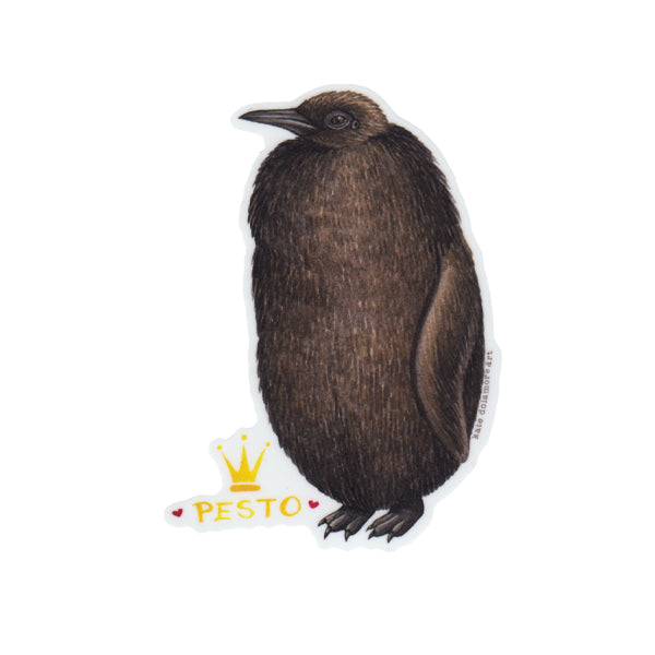 Wholesale Vinyl Sticker: Pesto the baby King Penguin