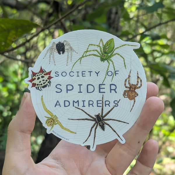 Wholesale Vinyl Sticker: Society of Spider Admirers