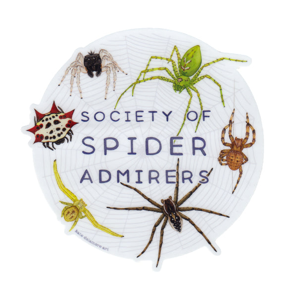 Wholesale Vinyl Sticker: Society of Spider Admirers