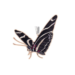 Wholesale Christmas Ornaments: Zebra Longwing Butterfly