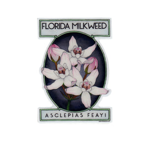 Wholesale Vinyl Sticker: Florida Milkweed