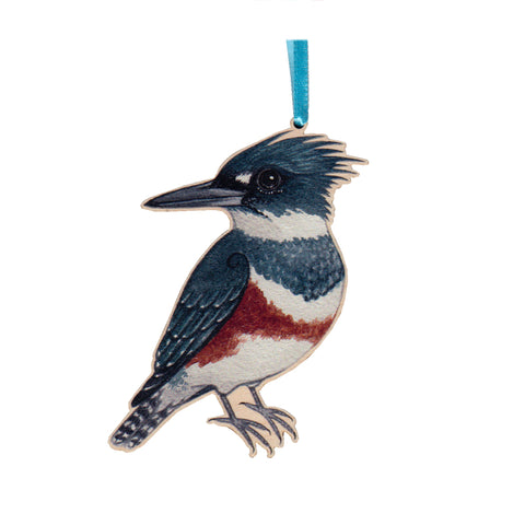 Wholesale Christmas Ornaments: Belted Kingfisher