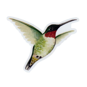 Wholesale Vinyl Sticker: Ruby-throated Hummingbird