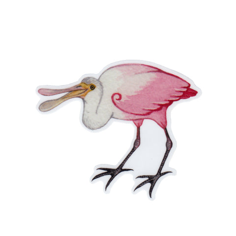 Wholesale Vinyl Sticker: Roseate Spoonbill